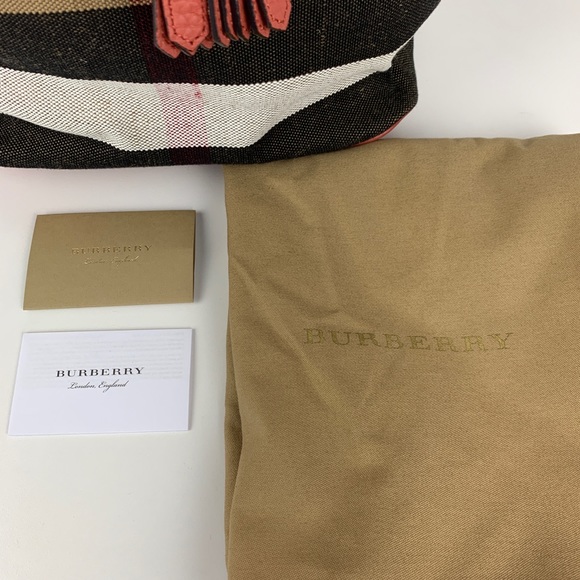 New Burberry Brit Grainy Ashby Check Tote Bag - Picture 6 of 7